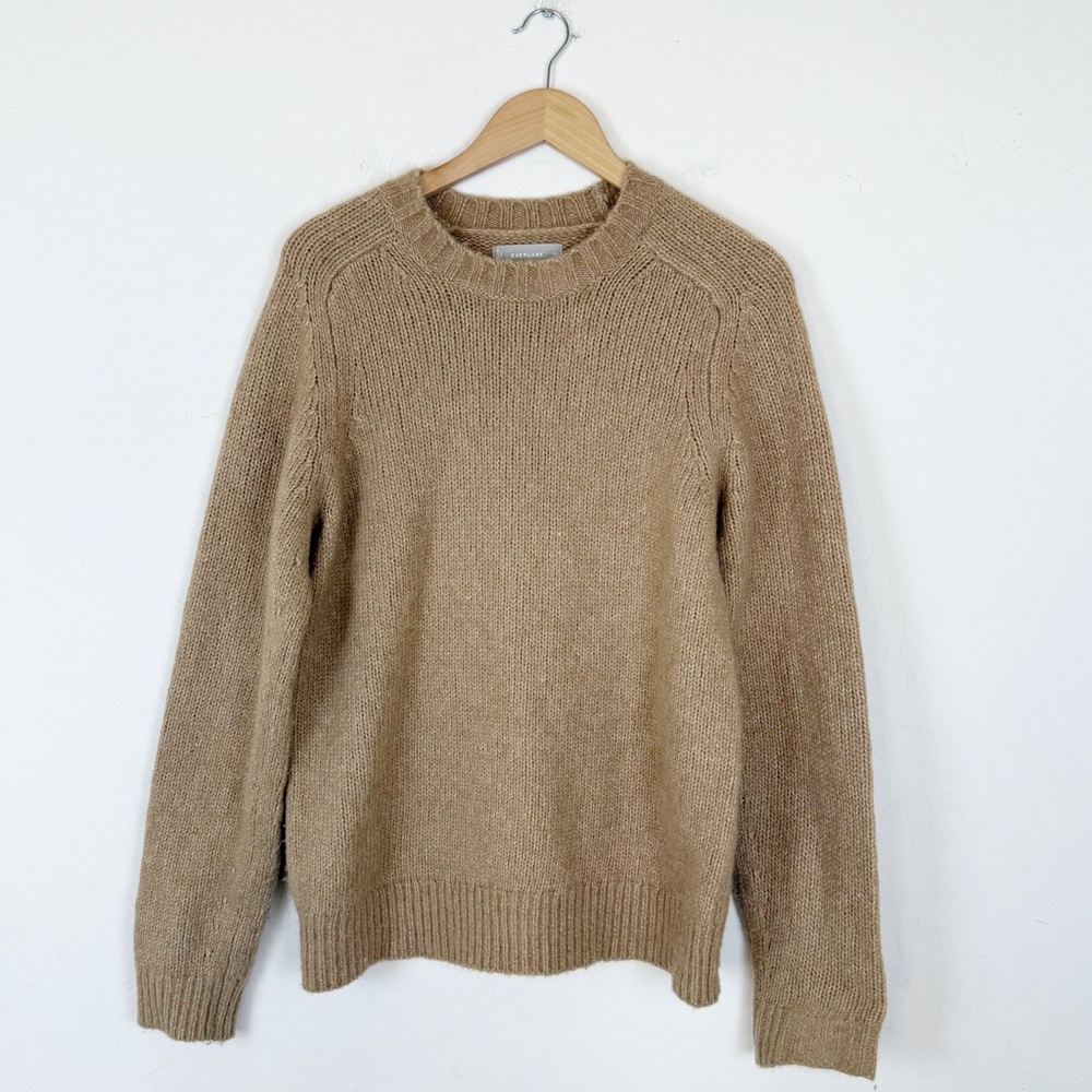 Everlane Camel Crewneck Sweater